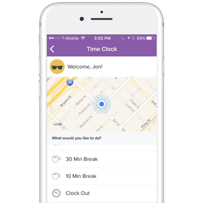 time clock mobile